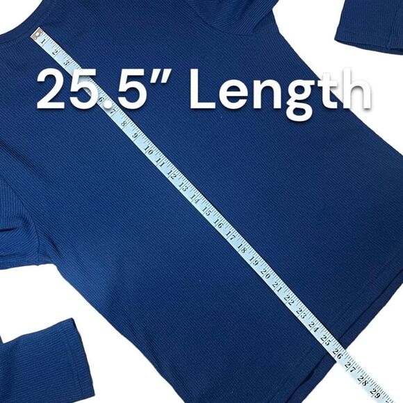 Lucky Brand Chill & Frosty Textured Sleep Shirt Sz M - Picture 11 of 12